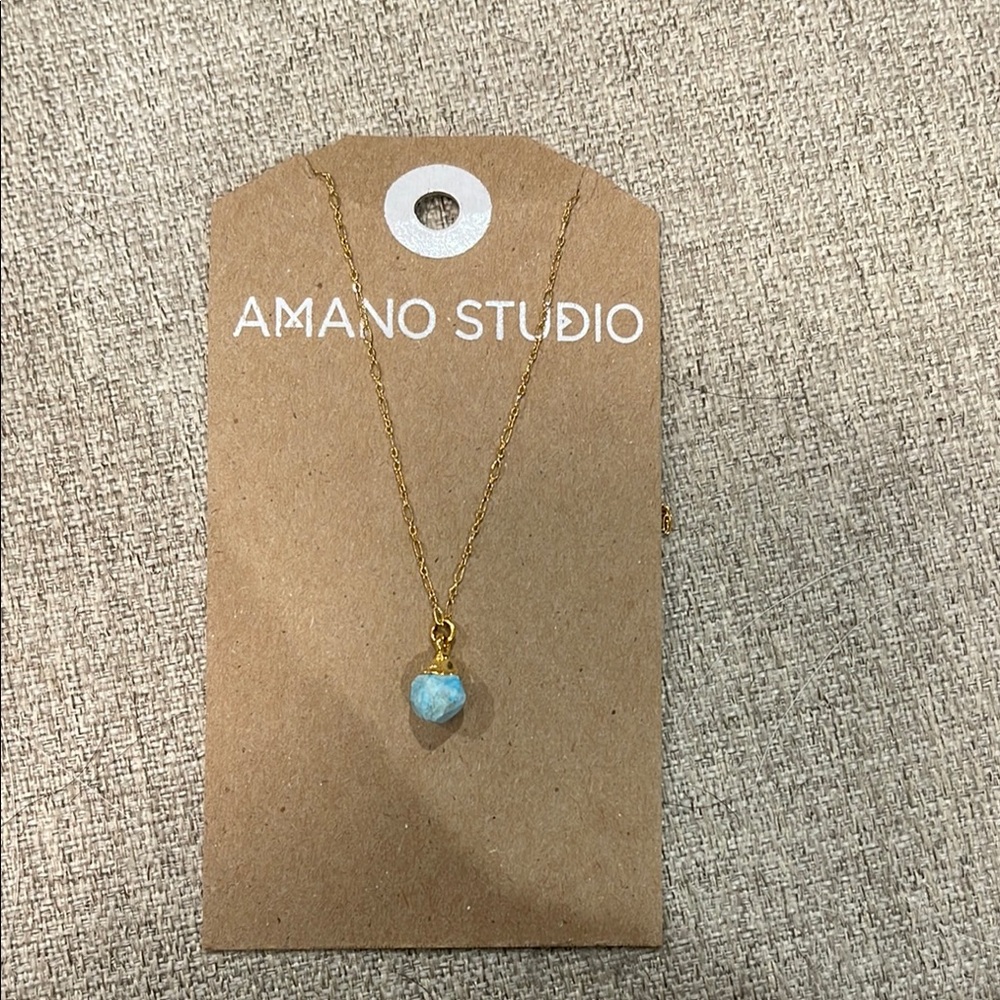 Amano Studio Turquoise Stone Necklace